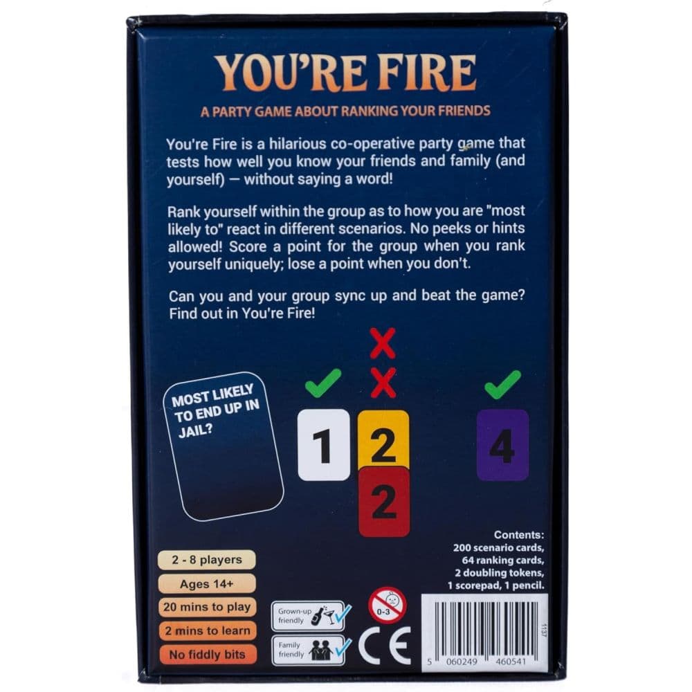 You're Fire Party Card Game First Alternate Image
