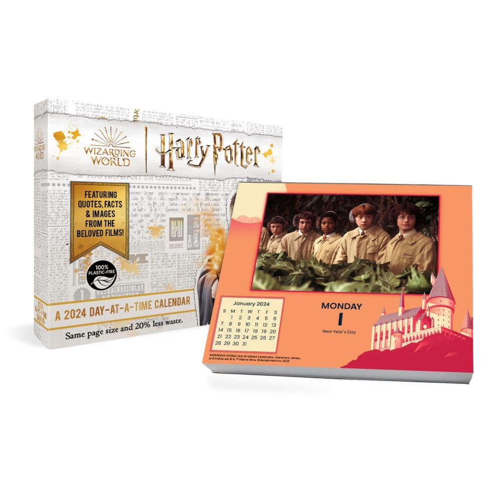 Harry Potter 2024 Desk Calendar Main Product Image width=&quot;1000&quot; height=&quot;1000&quot;