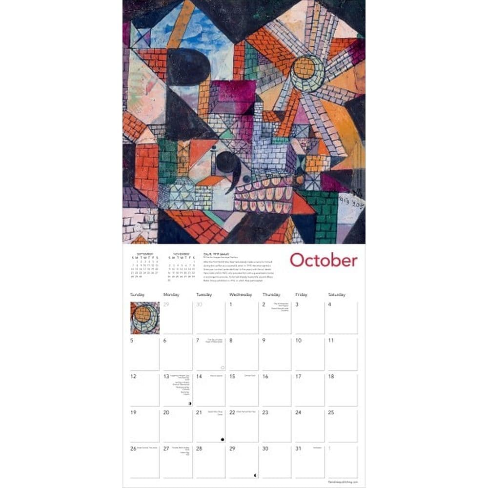 Klee 2025 Wall Calendar Third Alternate Image