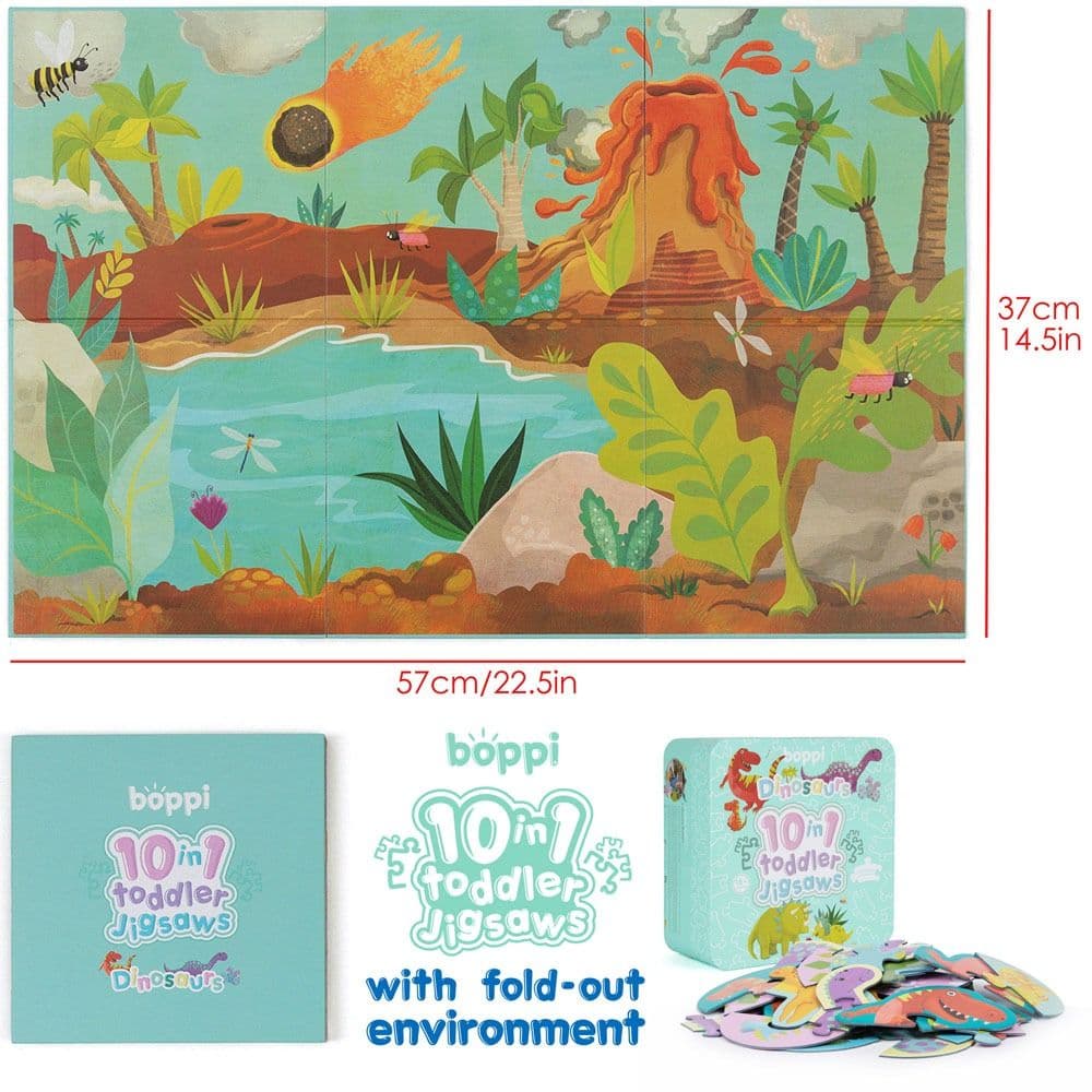 Dinosaurs Toddler 10 in 1 Puzzle Second Alternate Image