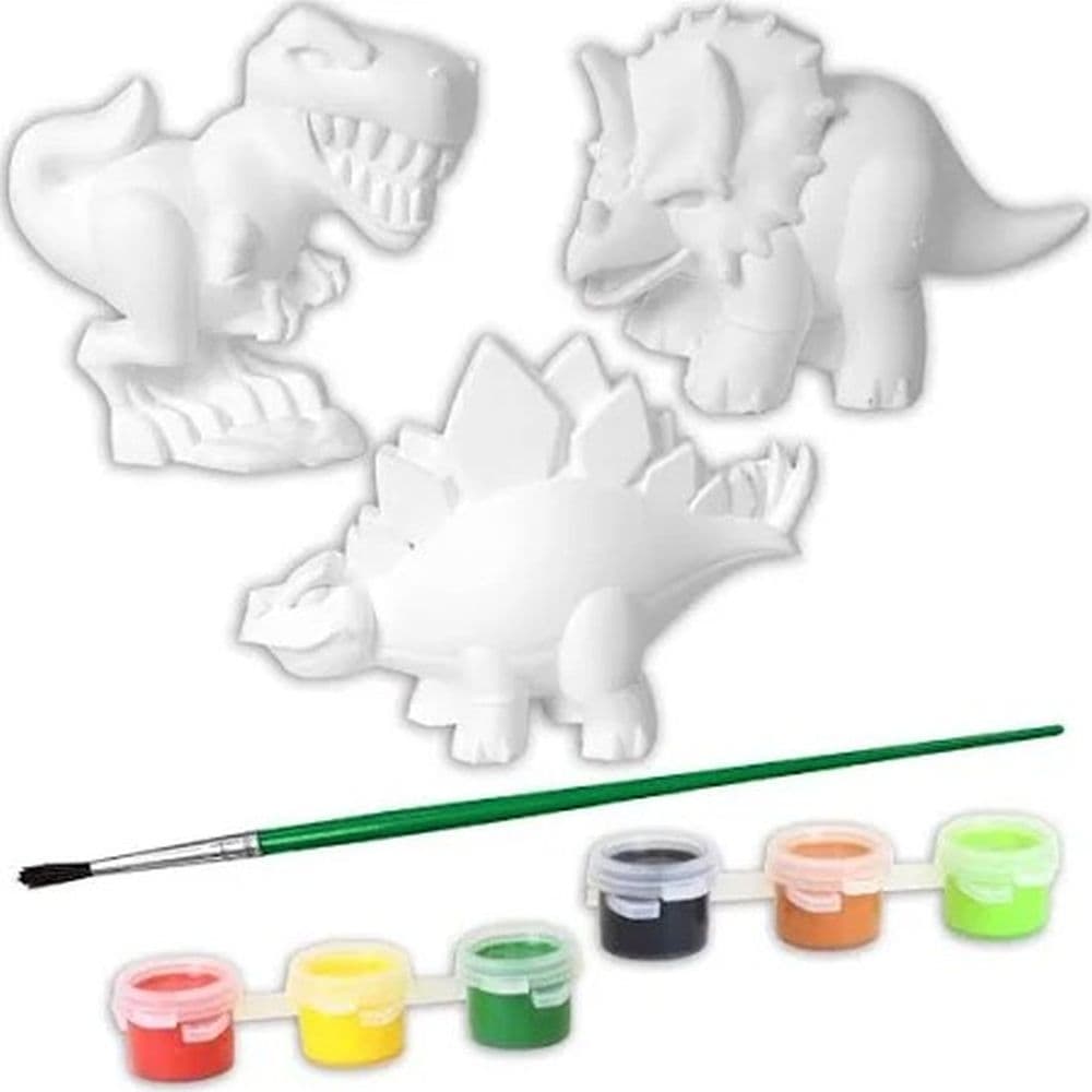 3 Dinosaurs Paint Set Second Alternate Image