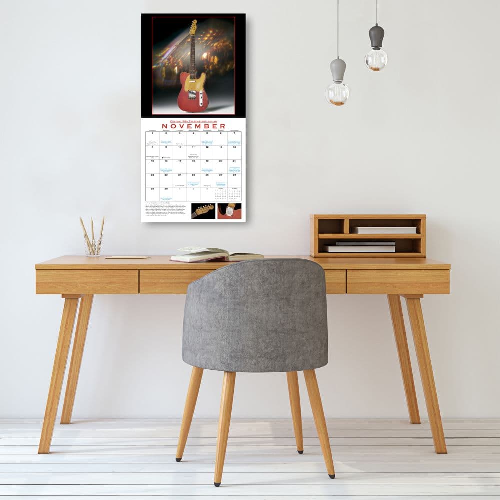Fender Guitar 2026 Wall Calendar Fourth Alternate Image