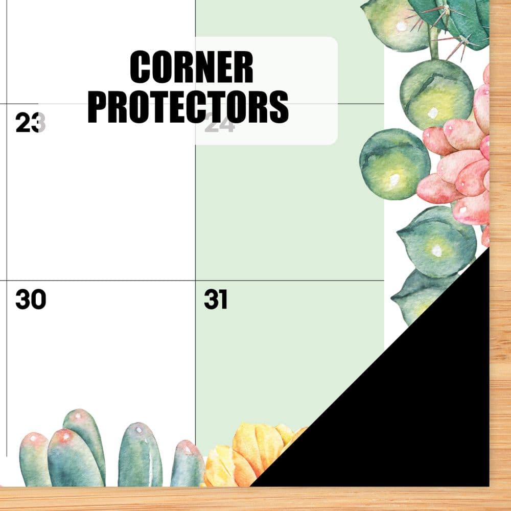 Succulents 17x12 2026 Large Desk Pad Fourth Alternate Image