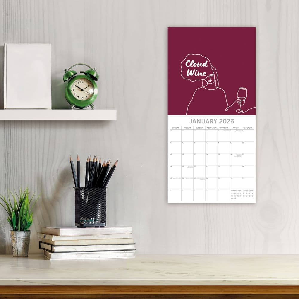 Wine Signs 2026 Wall Calendar Second Alternate Image