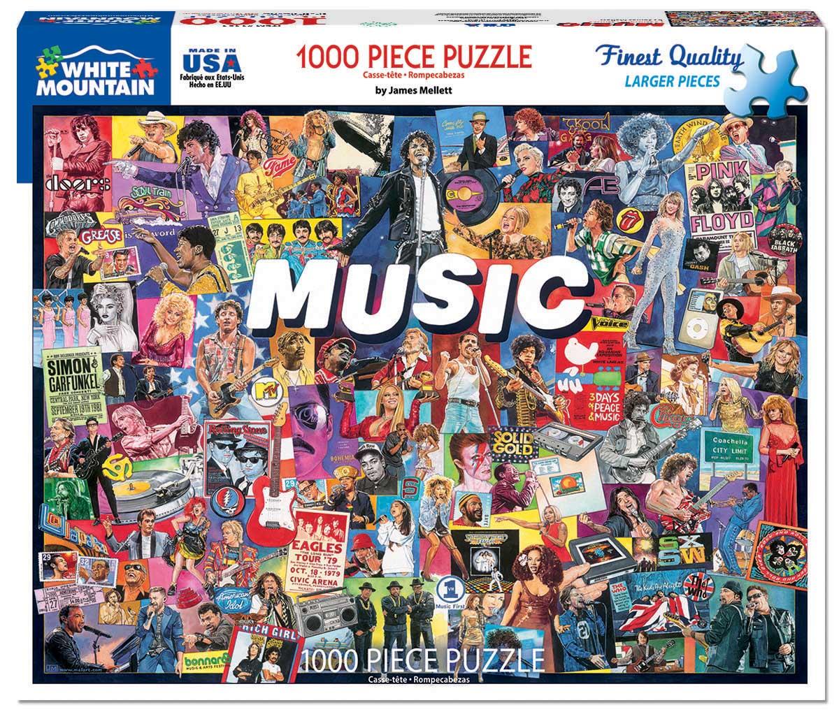 White Mountain Puzzles Music 1000 Piece Puzzle