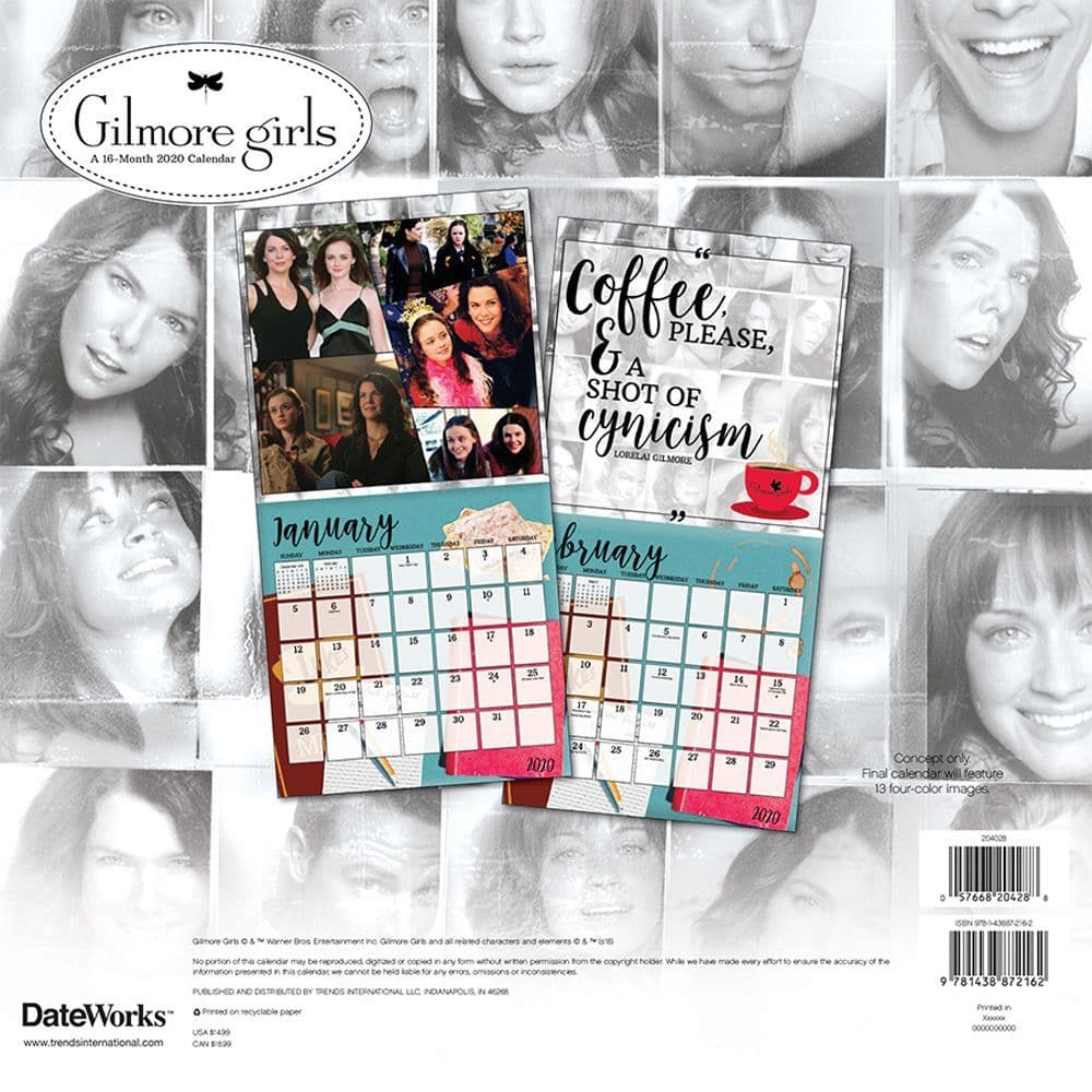 Gilmore Girls Wall Calendar
