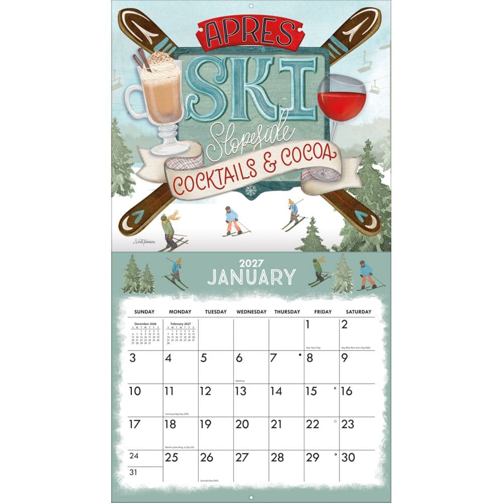 Happy Hour 2027 Wall Calendar by Nicole Tamarin Second Alternate Image