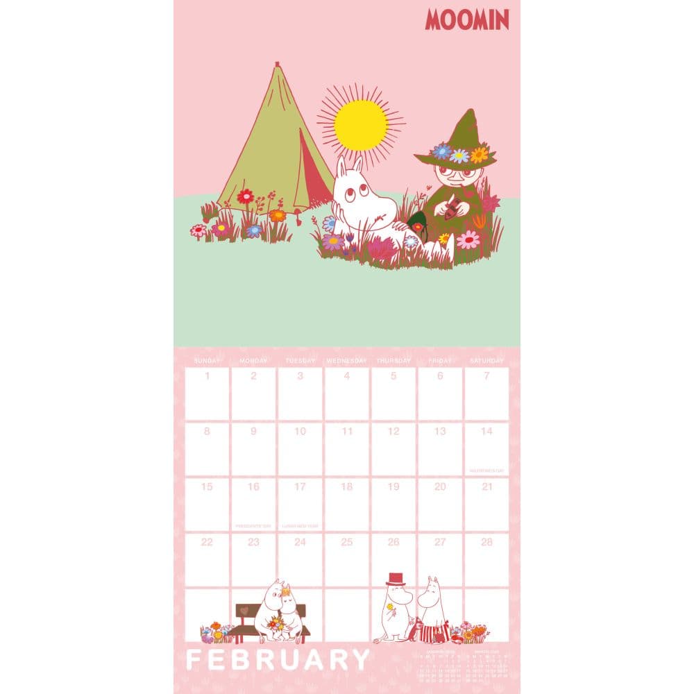 Moomin 2026 Wall Calendar Second Alternate Image