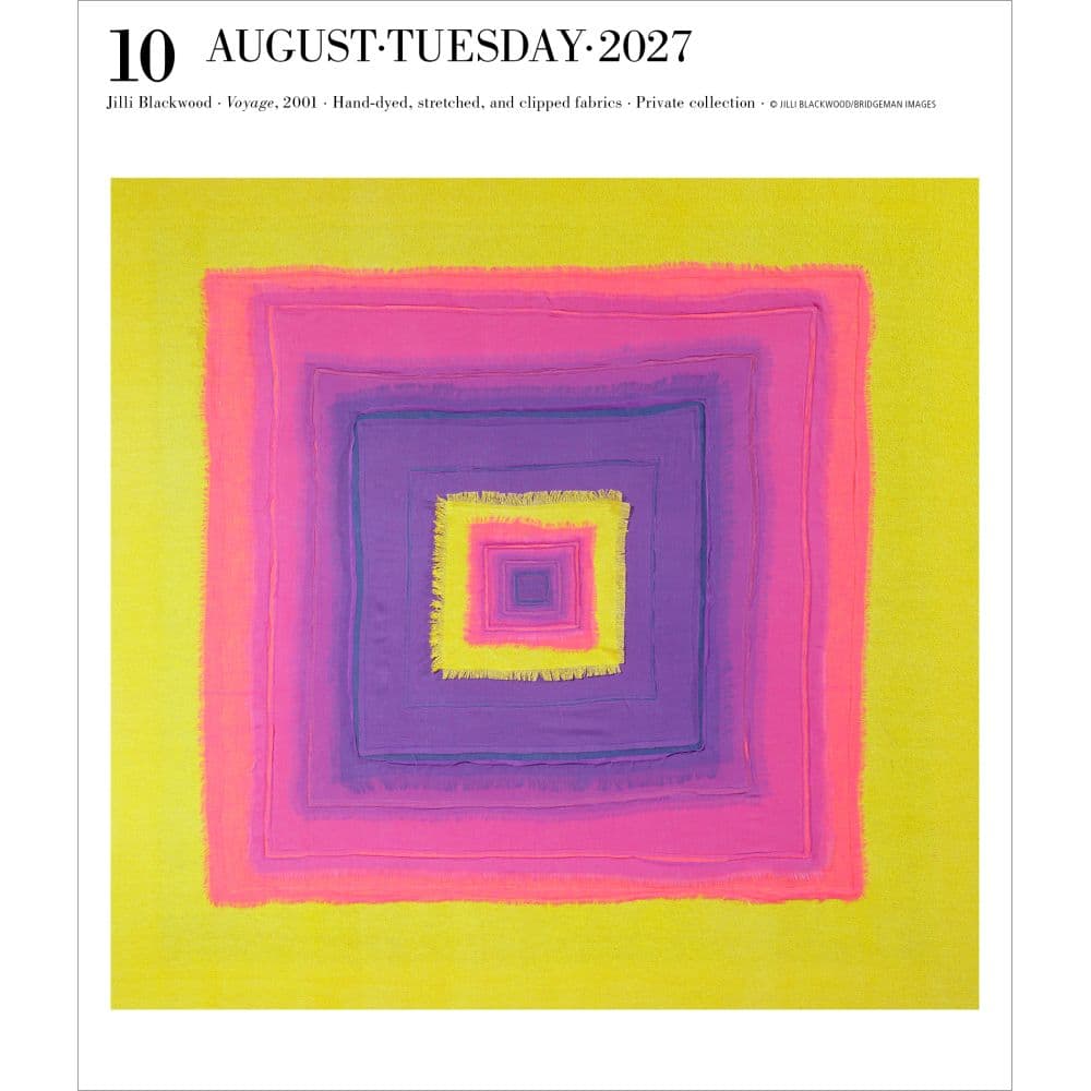 Art Page-A-Day Gallery 2027 Desk Calendar Second Alternate Image