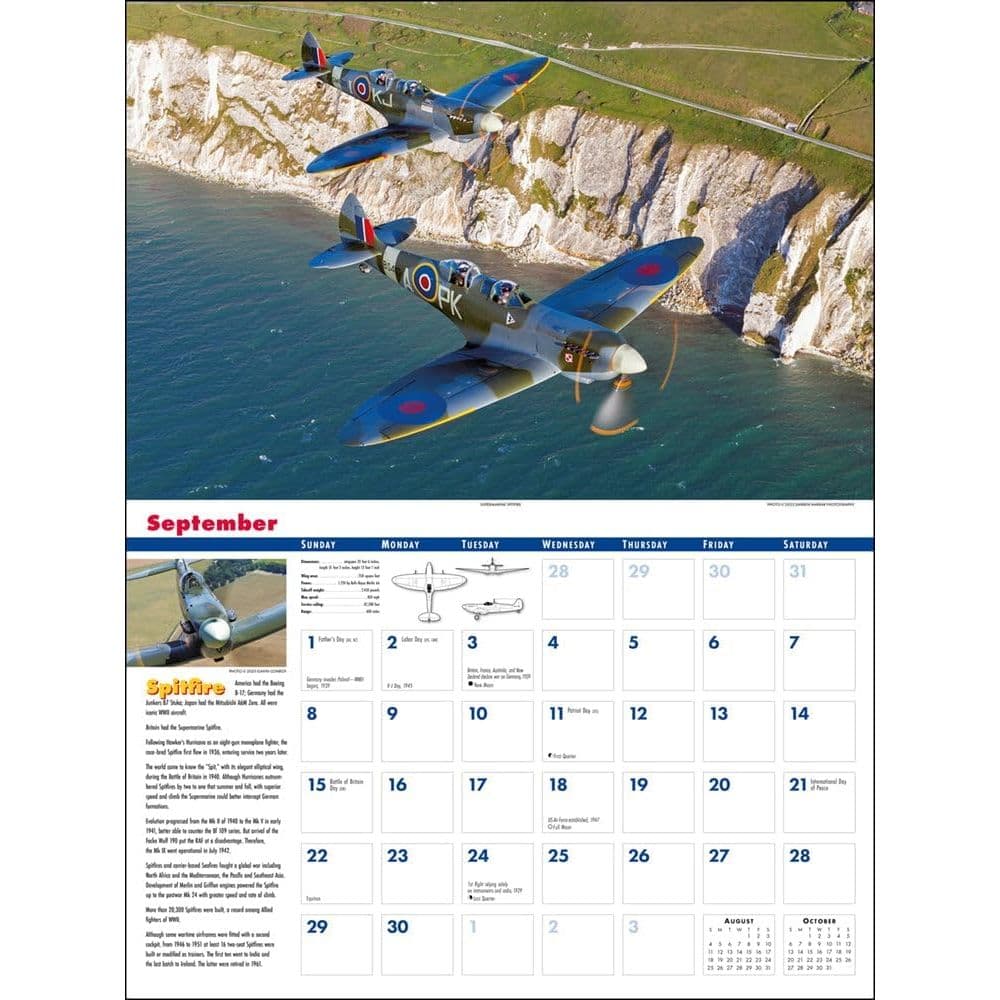 Golden Age of Flight 2024 Deluxe Wall Calendar