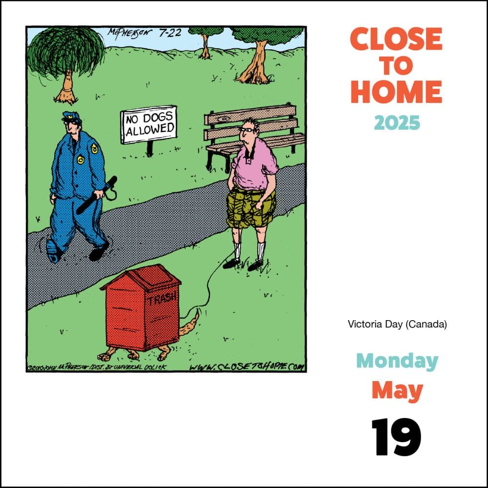 Close to Home 2025 Desk Calendar Second Alternate Image