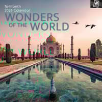 image Wonders of the World 2026 Wall Calendar  Main Image
