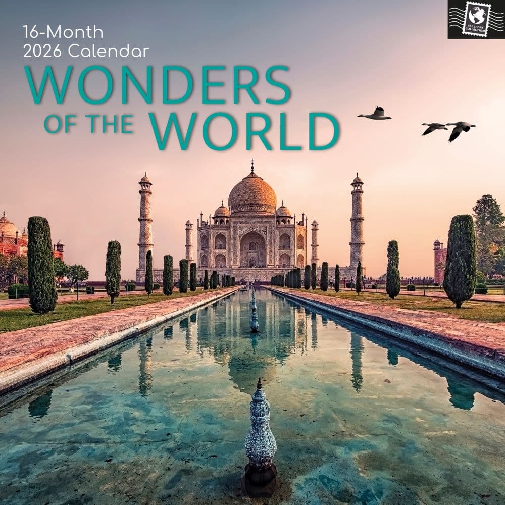 Wonders of the World 2026 Wall Calendar  Main Image