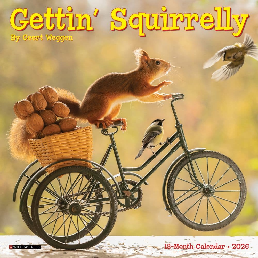 Gettin Squirrelly 2026 Mini Wall Calendar Main Image