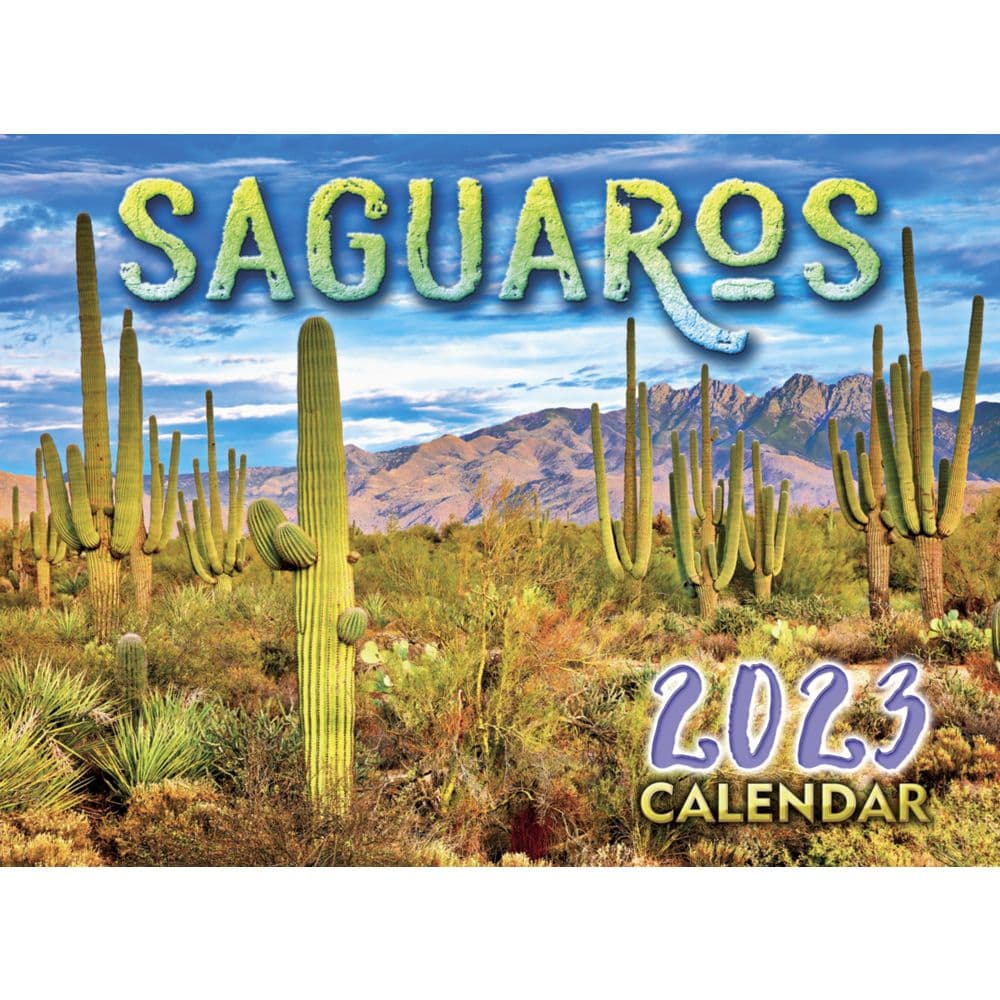 Saguaros 2023 Wall Calendar by SmithSouthwestern Calendars For All