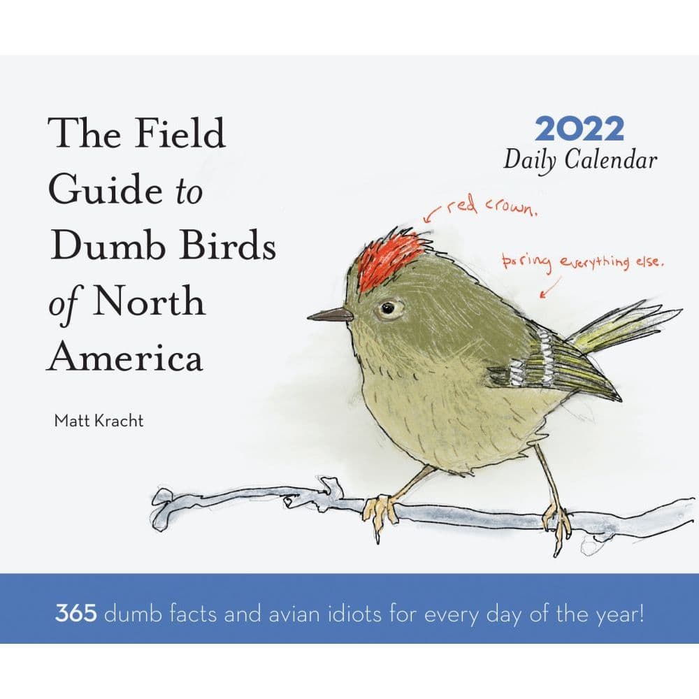 Dumb Birds of North America 2022 Desk Calendar