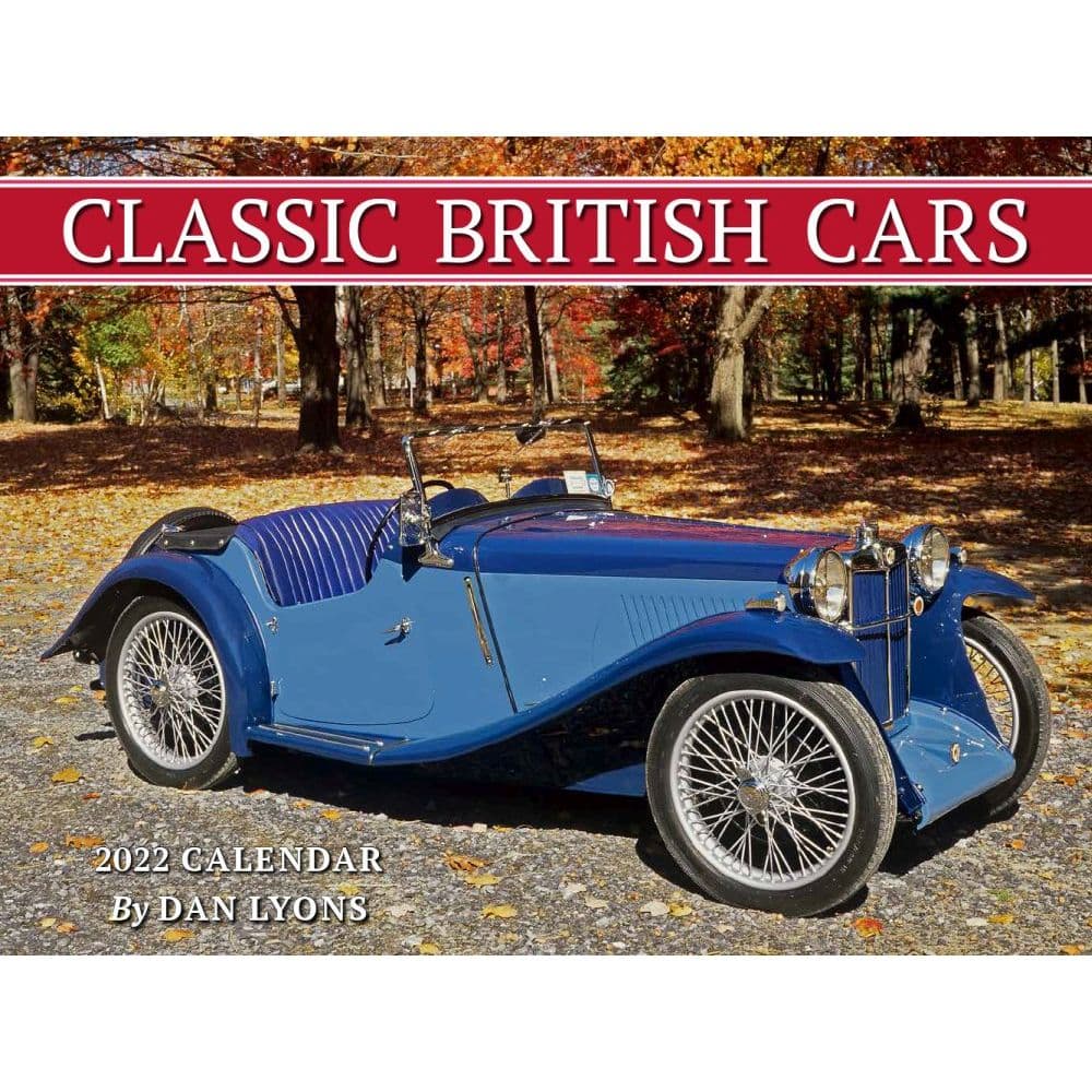 Classic British Cars 2022 Deluxe Wall Calendar
