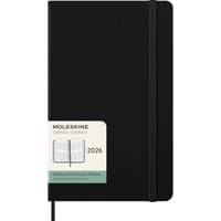 image Moleskine Large Vertical Black Hard Cover 2026 Planner Main Product Image