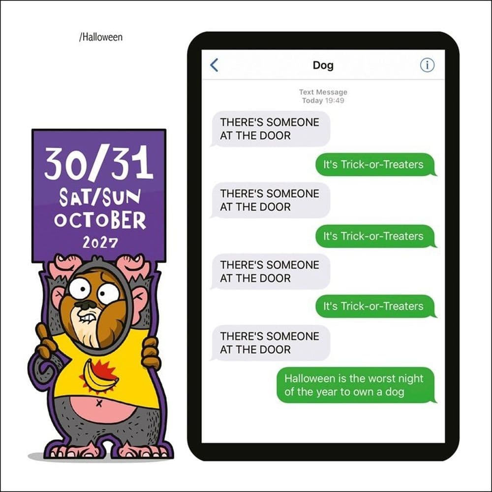 Texts from Dog 2027 Desk Calendar Sixth Alternate Image