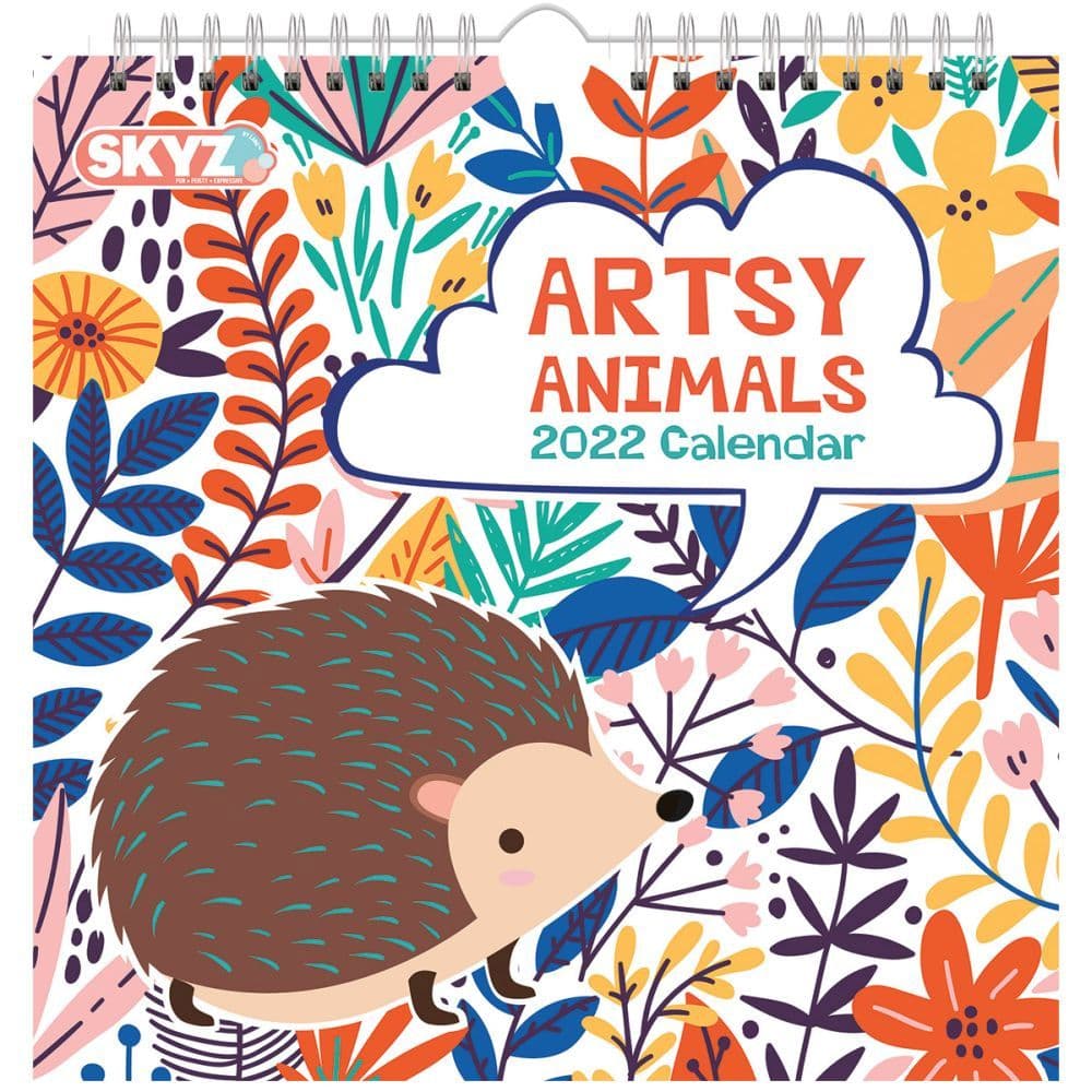 Artsy Animal 2022 Wall Calendar