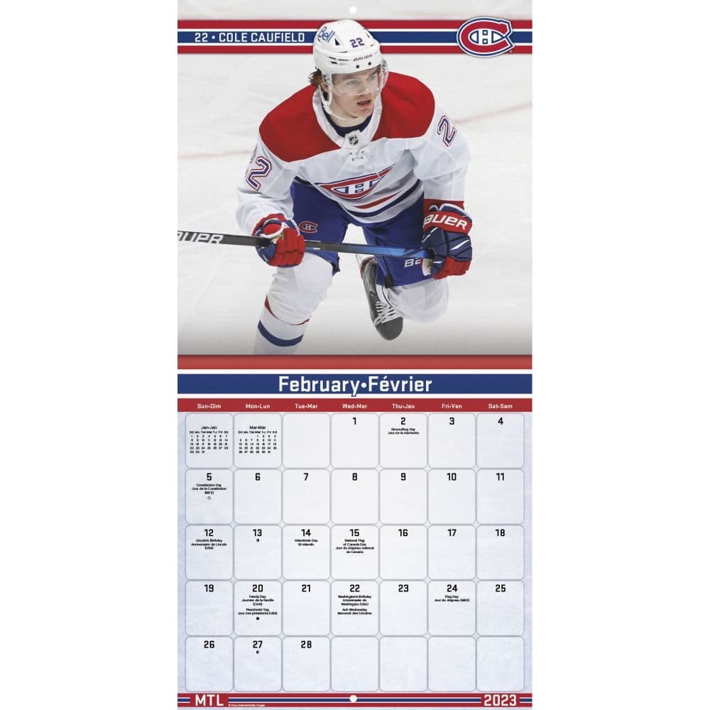 NHL Montreal Canadiens 2023 Mini Wall Calendar - Calendars.com