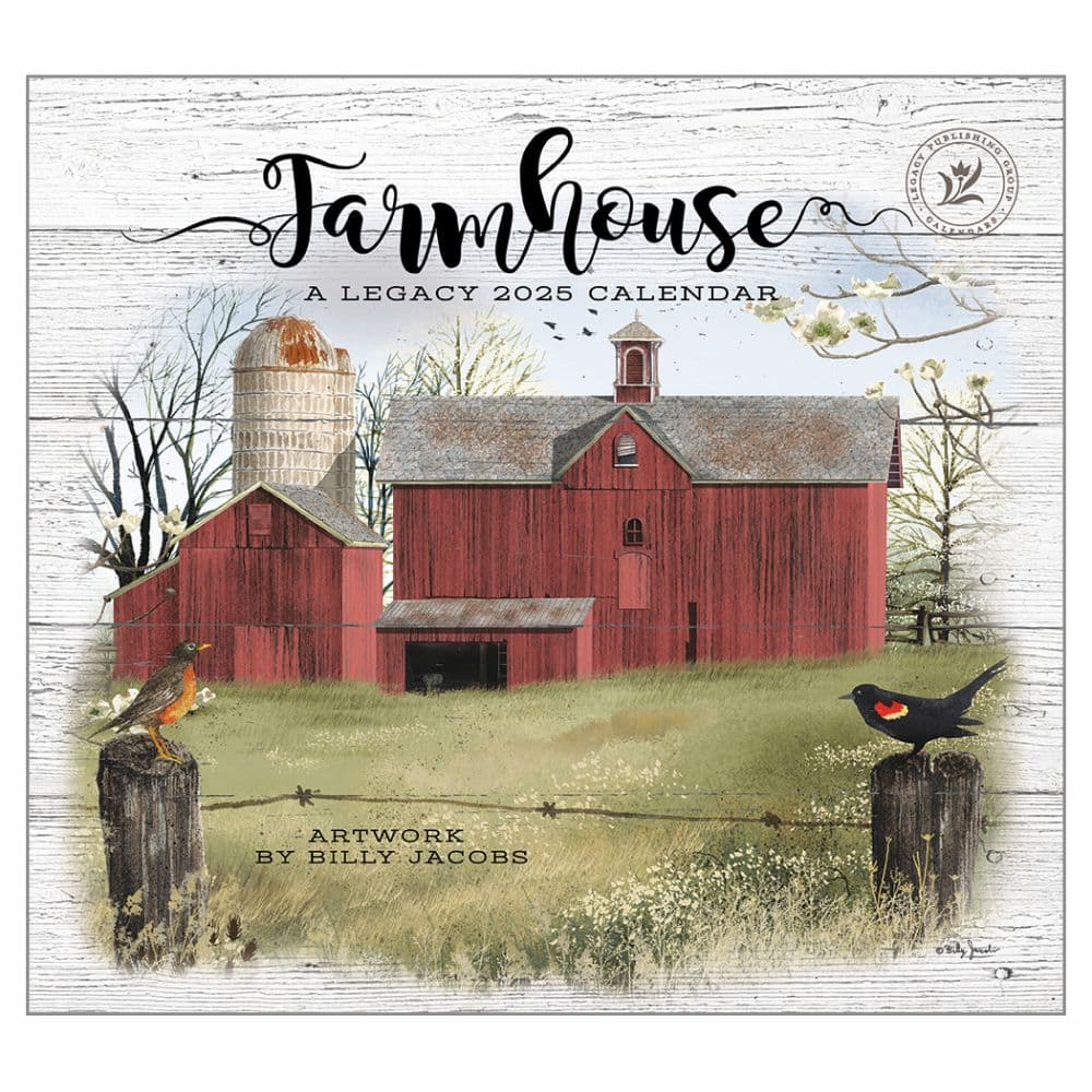 Farmhouse 2025 Wall Calendar