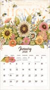 image Bees in Bloom 2026 Wall Calendar with Bonus Print