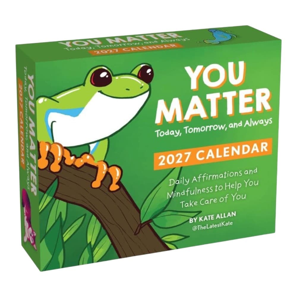 image Take It from a Rainbow T-Rex Youre Perfect as You Are 2027 Desk Calendar Main Product Image