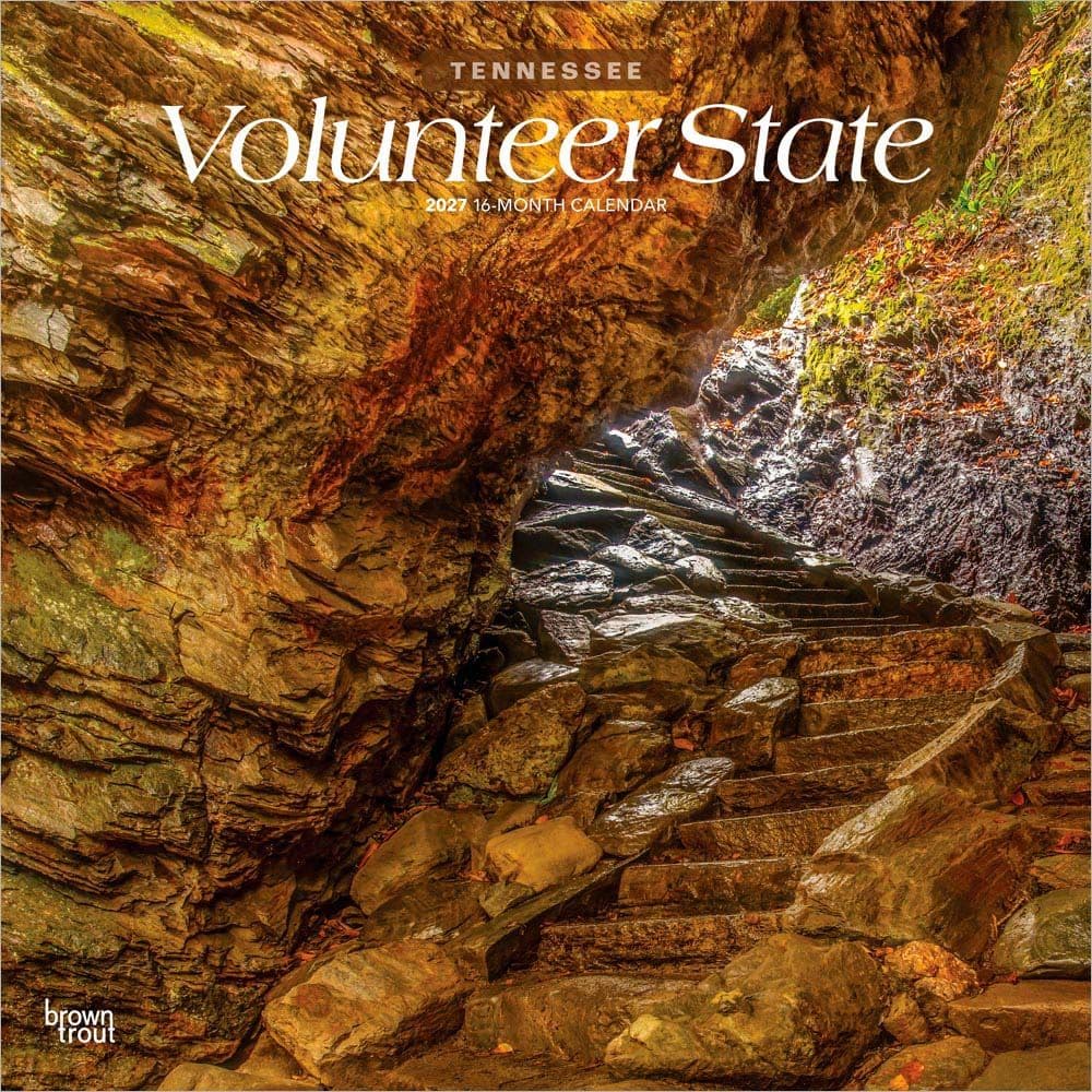 Volunteer State Tennessee 2027 Wall Calendar Main Product Image