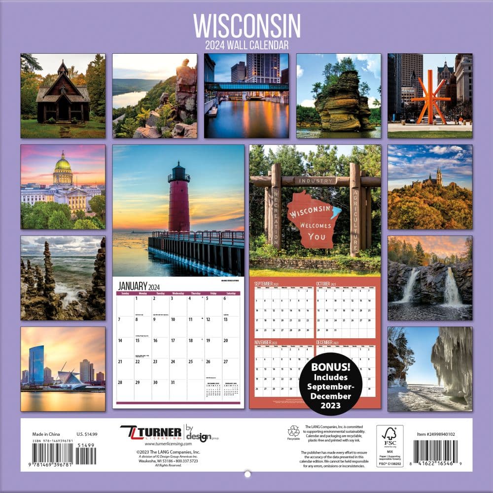 Wisconsin Photo 2024 Wall Calendar First Alternate  Image width=&quot;1000&quot; height=&quot;1000&quot;