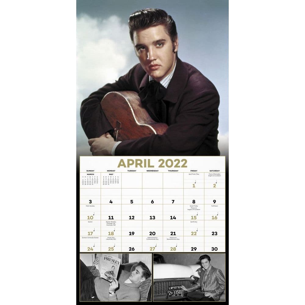 Otter House 2021 Slim Calendar-Elvis 210941 