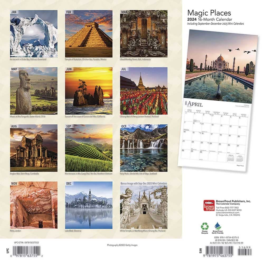 Magic Places 2024 Wall Calendar First Alternate Image width=&quot;1000&quot; height=&quot;1000&quot;