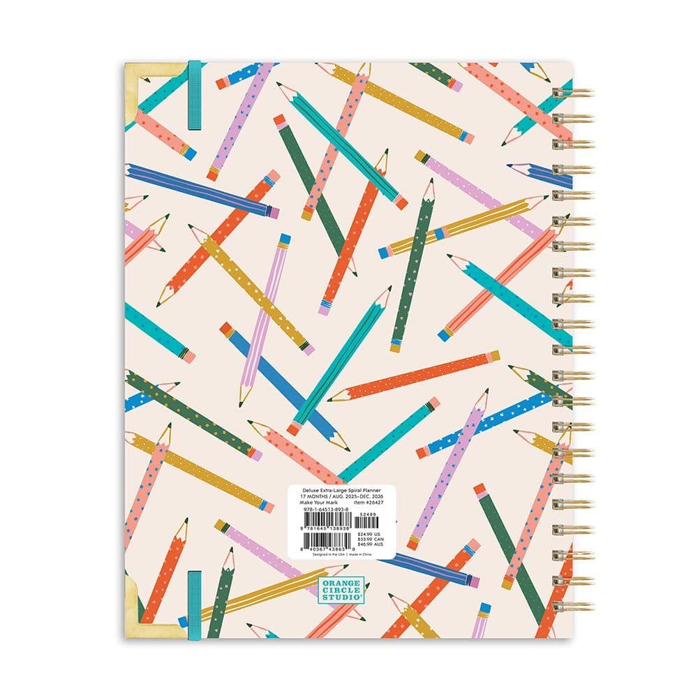 Make Your Mark Spiral 2026 Planner First Alternate Image