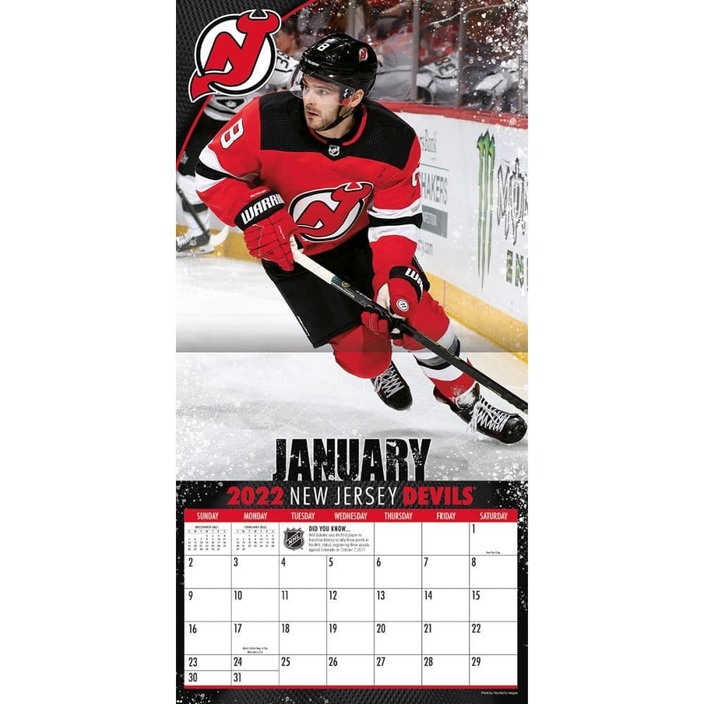 Nj Devils Promotional Schedule 2022 2023 Nhl New Jersey Devils 2022 Wall Calendar - Calendars.com