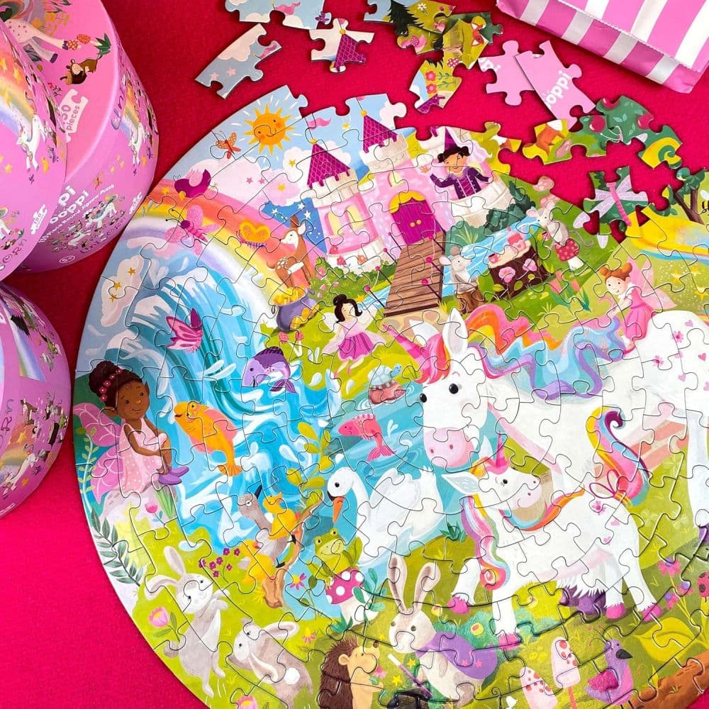Unicorn 150 Piece Round Puzzle Fifth Alternate Image