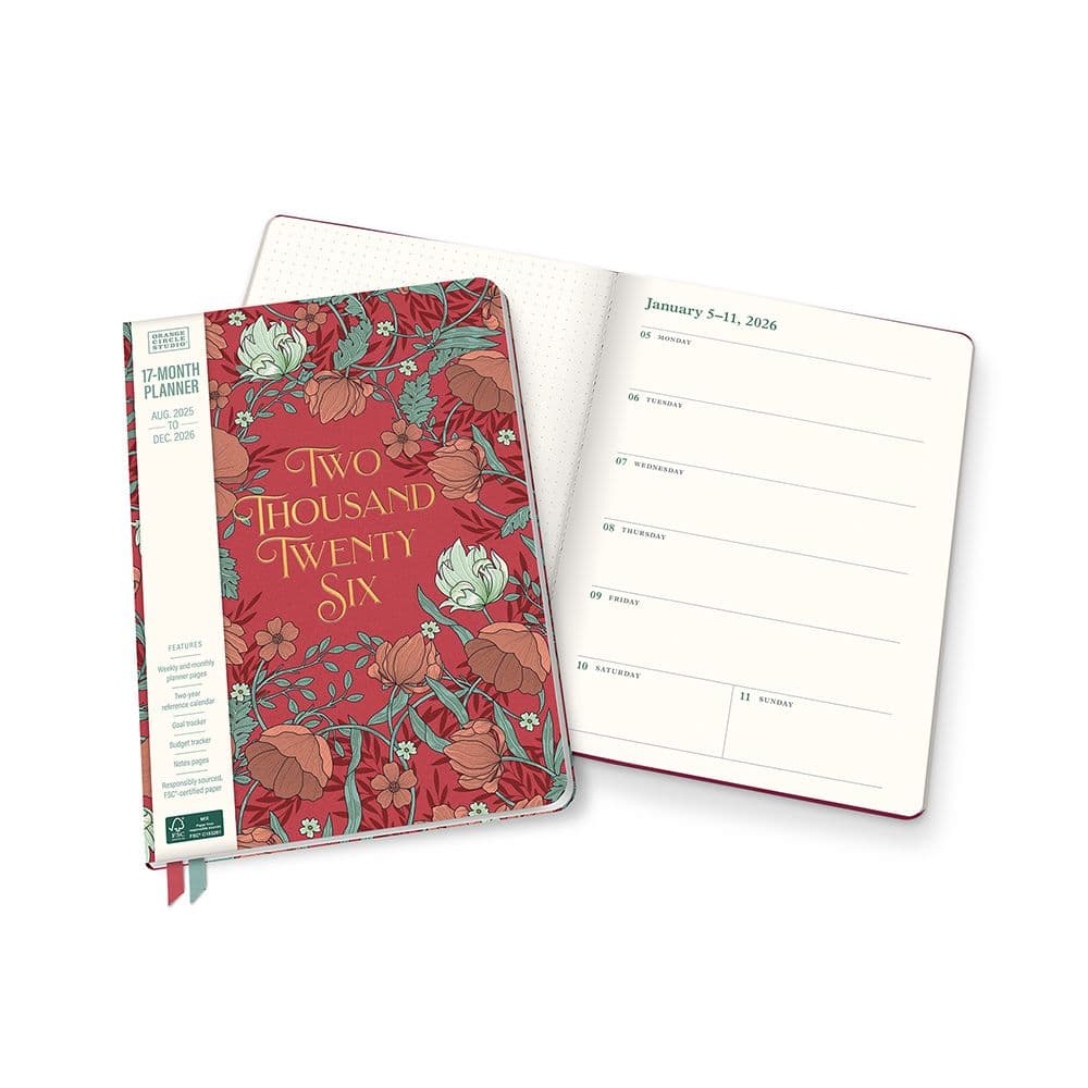 Age of Romance Cloth 2026 Planner Eighth Alternate Image