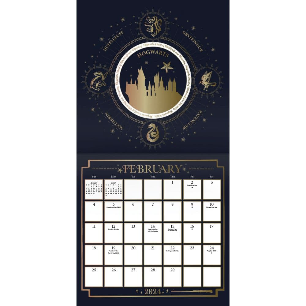 Harry Potter Collectors Edition 2024 Wall Calendar Fourth Alternate Image