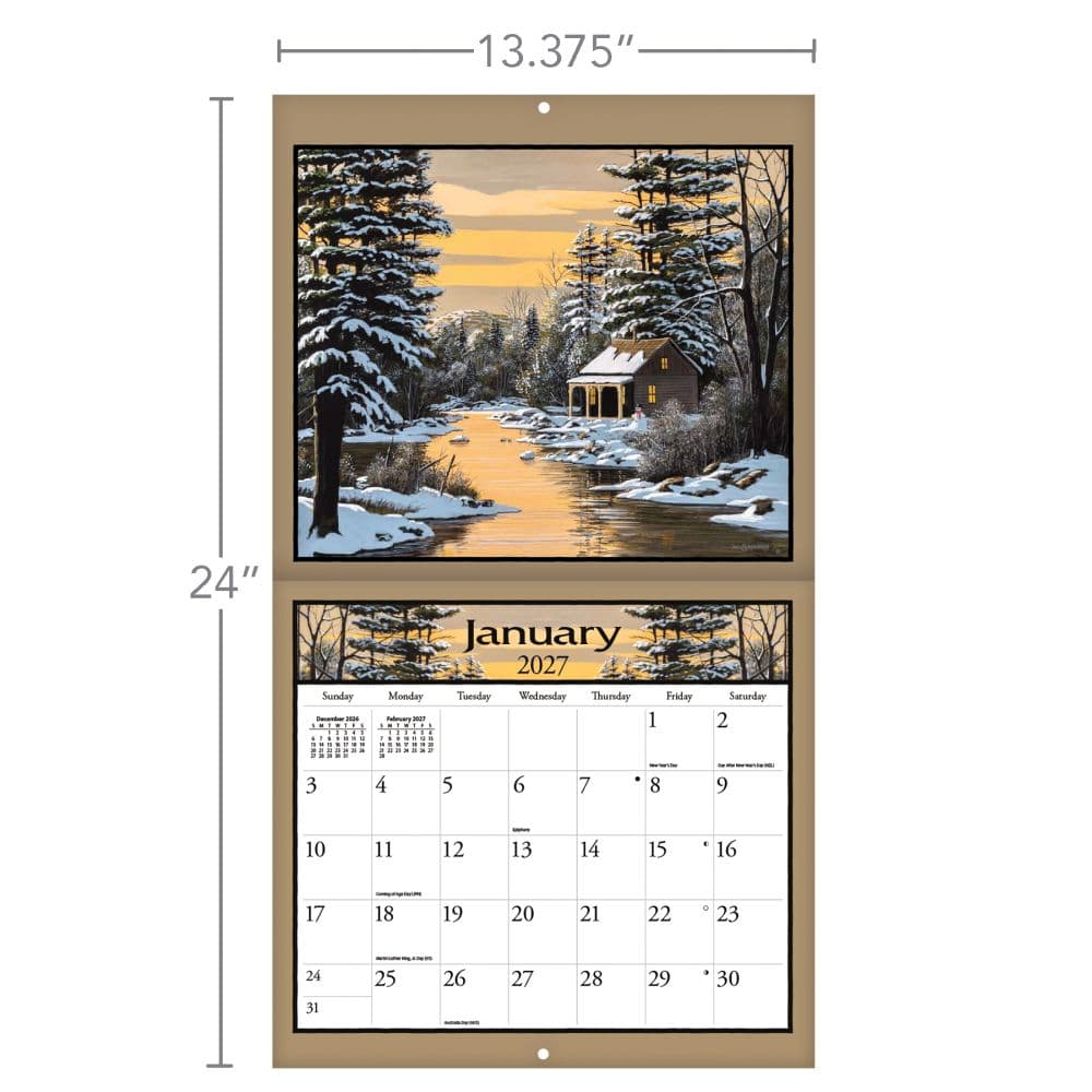 Lure of the Outdoors Special Edition 2027 Wall Calendar Fifth Alternate Image