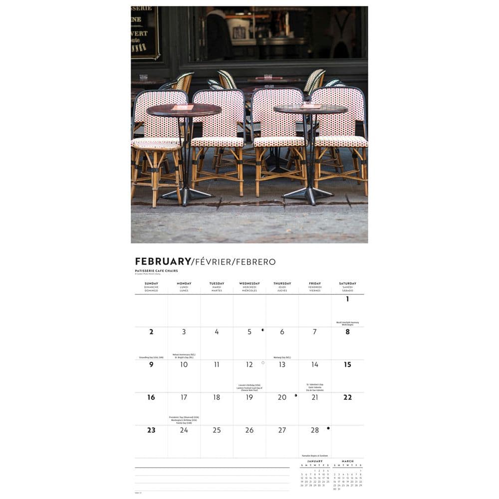 Parisian Lifestyle 2025 Wall Calendar Second Alternate Image width=&quot;1000&quot; height=&quot;1000&quot;