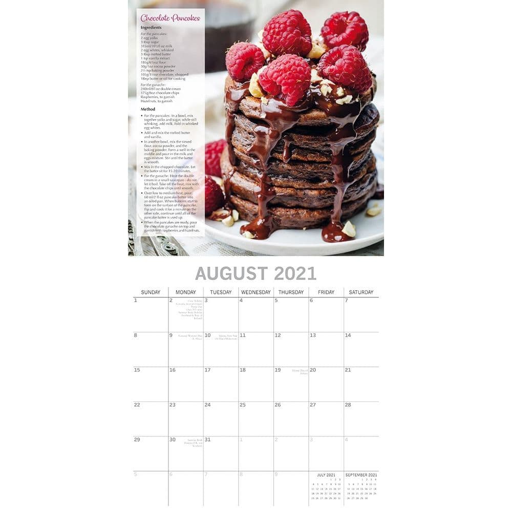 Desserts Wall Calendar