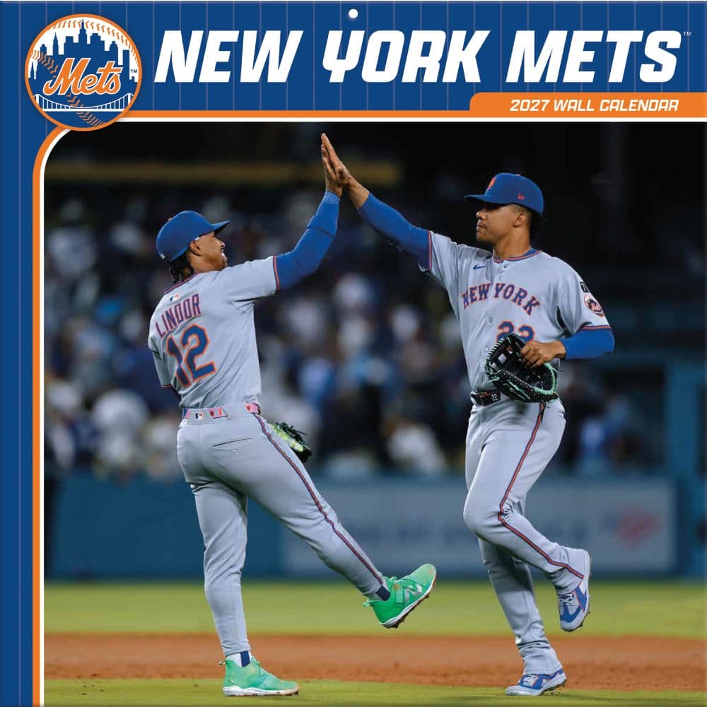 MLB New York Mets 2027 Wall Calendar