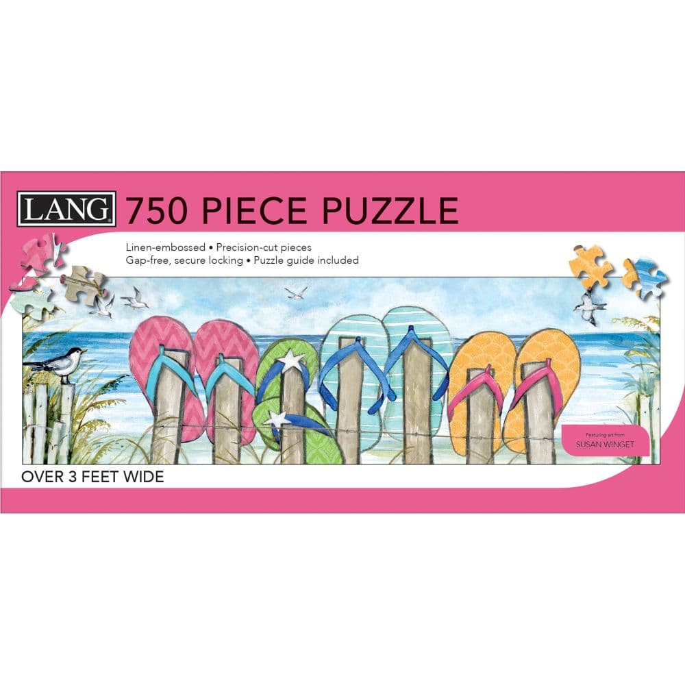 Summertime Fun Panoramic 750 Piece Puzzle First Alternate Image