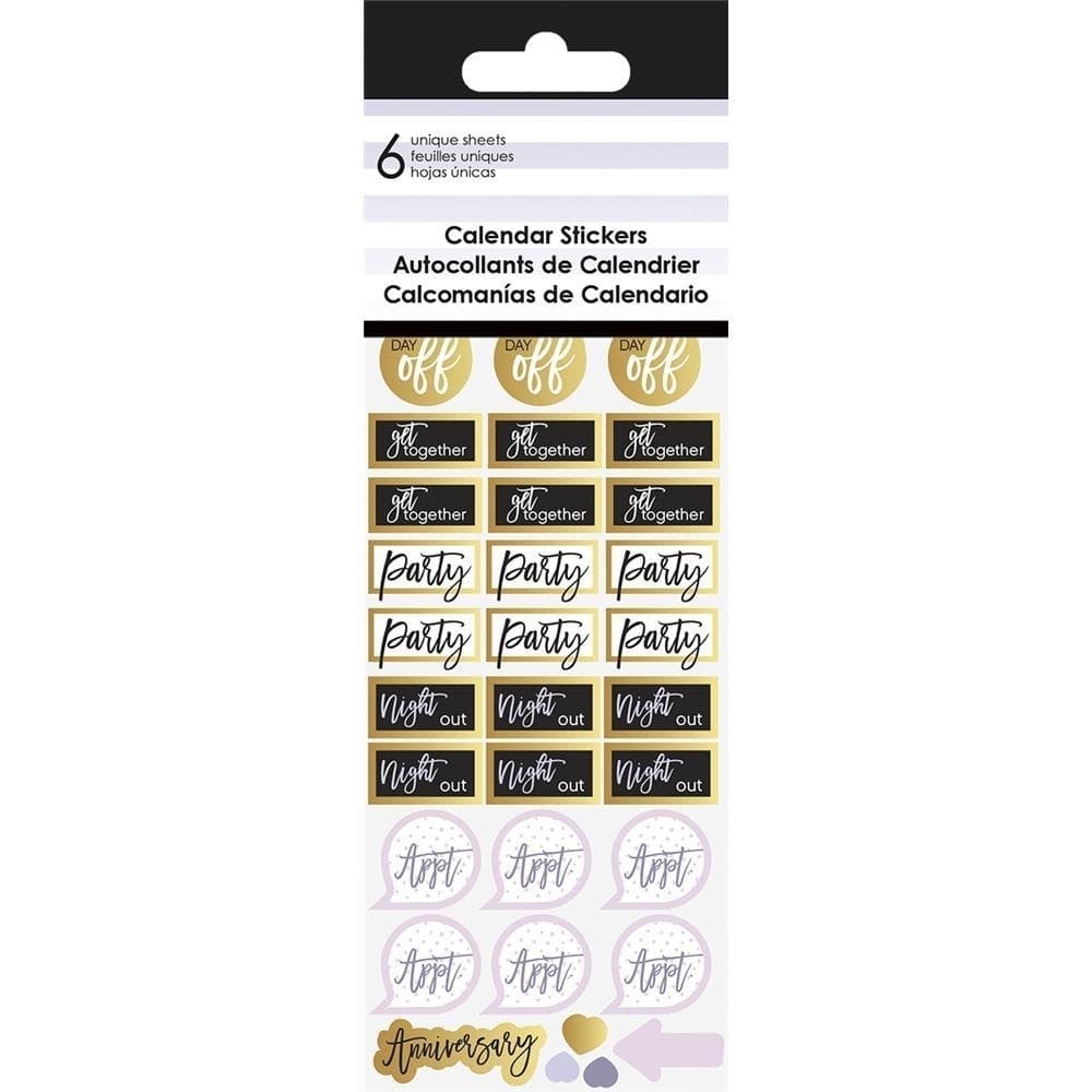 Pastel Purple Reminder Stickers Main Image