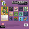 image Minecraft Exclusive with Decal 2025 Wall Calendar First Alternate Image