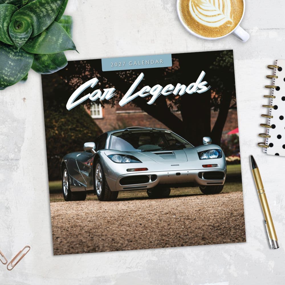 Car Legends 2027 Wall Calendar Fourth Alternate Image