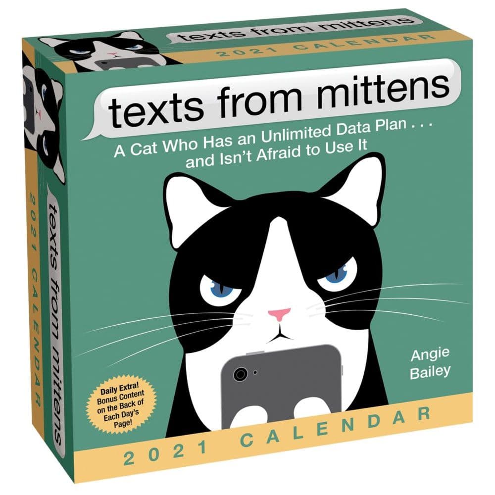 Texts from Mittens the Cat Desk Calendar