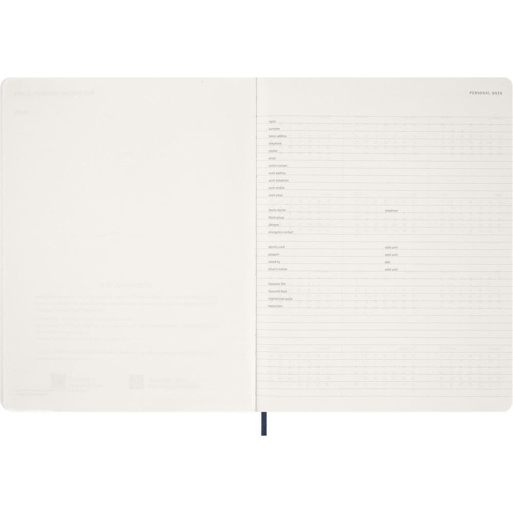 Sapphire Blue Weekly 2026 Planner Fourth Alternate Image