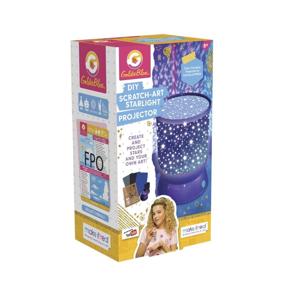Goldie Blox ScratchArt Starlight Project Main Image