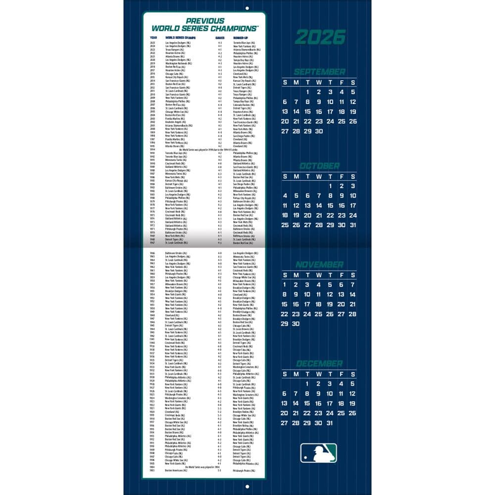 MLB Seattle Mariners 2027 Wall Calendar Second Alternate Image