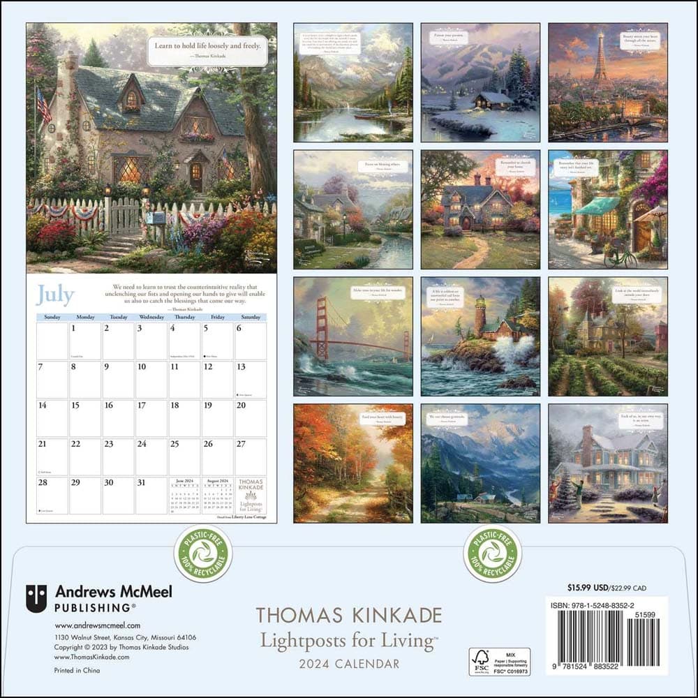 Kinkade Lightposts for Living Wall Back Cover width=''1000'' height=''1000''